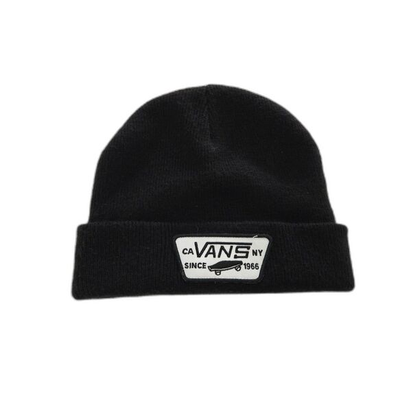 VANS Off The Wall Beanie CA NY Since 1966 Unisex Black Knit 2022 Streetwear - Picture 1 of 4